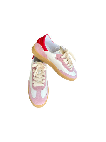 SNEAKER R PINK AND RED