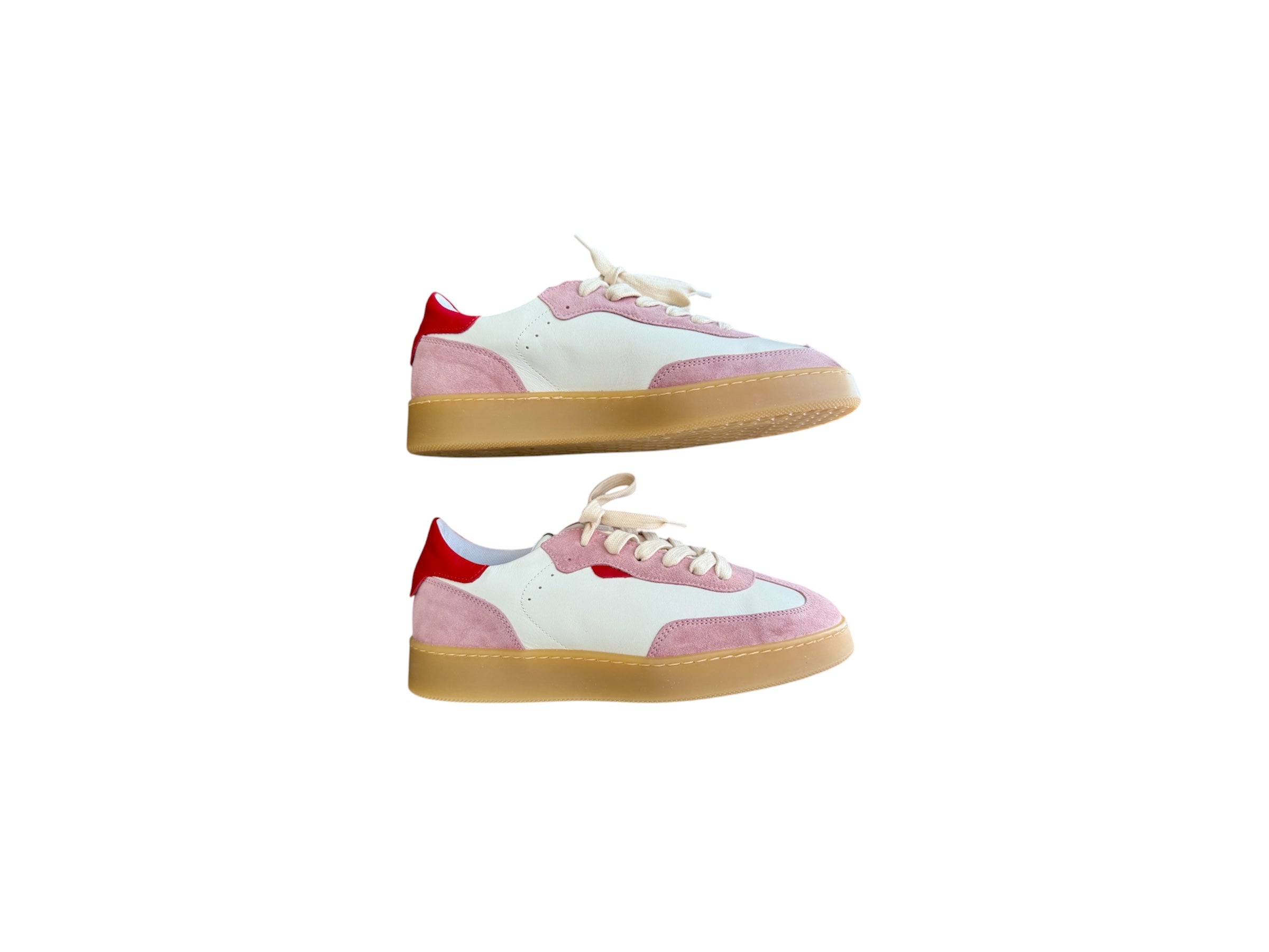 SNEAKER R PINK AND RED