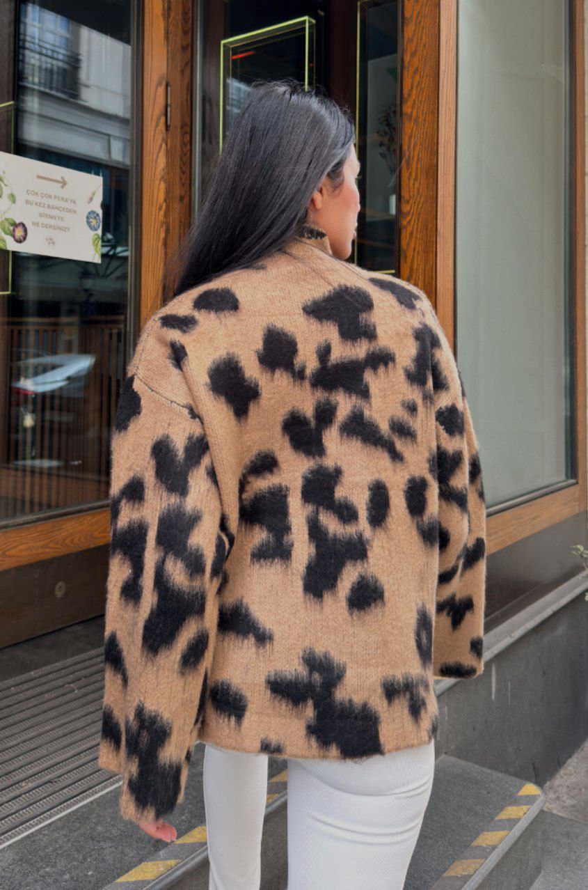 SWEATER S LEOPARD