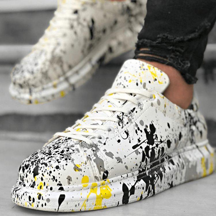 Paint BY Sneakers WHITE (MU)