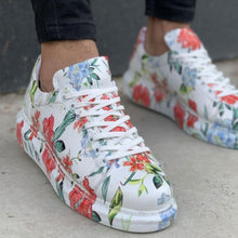 Load image into Gallery viewer, Paint Flower Sneakers WHITE (MU)
