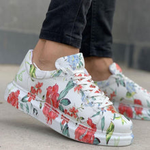 Load image into Gallery viewer, Paint Flower Sneakers WHITE (MU)
