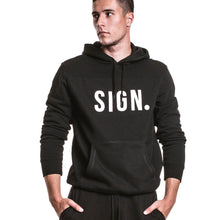 Load image into Gallery viewer, Brand Hoodie BLACK
