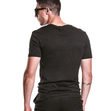 Load image into Gallery viewer, Long Brand T-Shirt BLACK
