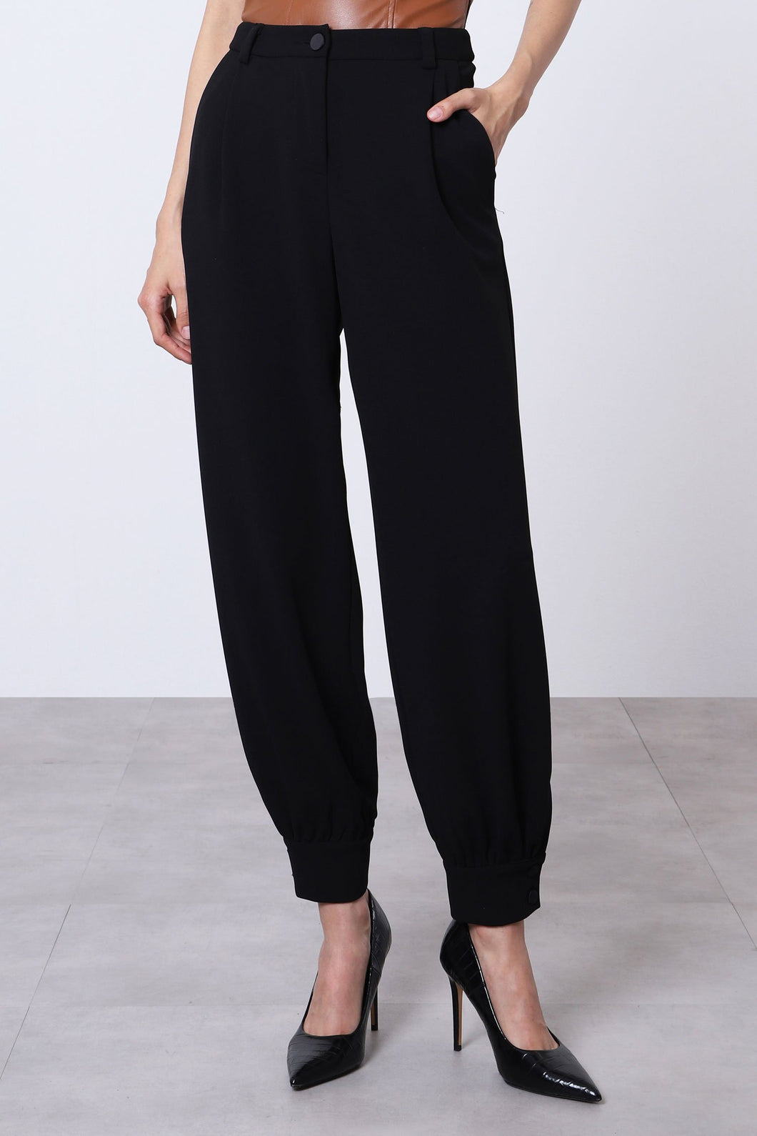 LOOSE 'Embellished Ankles' IMPERIAL Trousers