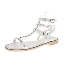 Load image into Gallery viewer, STUDDED &#39;Vale Straps&#39; TRGOVINA OMARA Sandals
