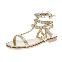 Load image into Gallery viewer, STUDDED &#39;Vale Straps&#39; TRGOVINA OMARA Sandals
