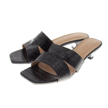 Load image into Gallery viewer, #4 SQUARED HIGH &#39;Leather Pattern&#39; TRGOVINA OMARA Sandals
