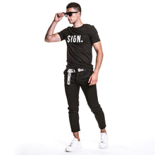 Load image into Gallery viewer, Long Brand T-Shirt BLACK
