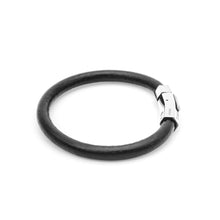 Load image into Gallery viewer, Leather Hex Bracelet METSILVER
