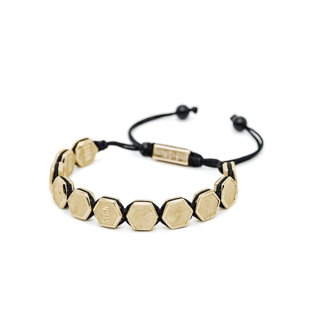 Luxurious Hex Bracelet METGOLD