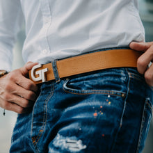 Load image into Gallery viewer, Apparel - Genuine Leather Belt Reversible  | Double Color (Brown/Black)
