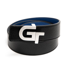 Load image into Gallery viewer, Apparel - Unisex Leather Belt Reversible  | Double Color (Blue/Black)
