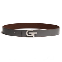 Load image into Gallery viewer, Apparel - Unisex Leather Belt Reversible | Double Color (Grey/Brown)
