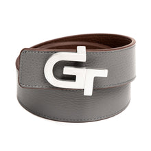 Load image into Gallery viewer, Apparel - Unisex Leather Belt Reversible | Double Color (Grey/Brown)
